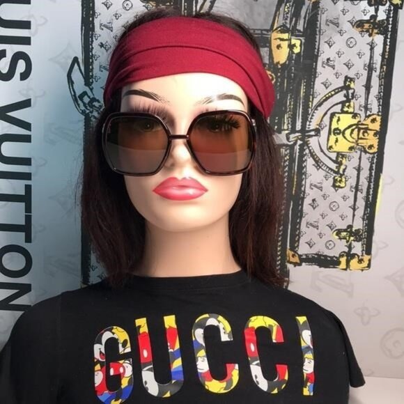 New Authentic Gucci Brown Sunglasses GG0890s 002 - Picture 6 of 11
